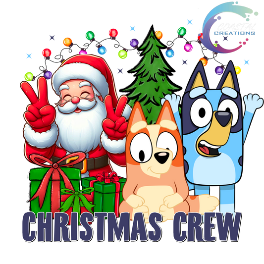 Bluey Christmas Crew DTF