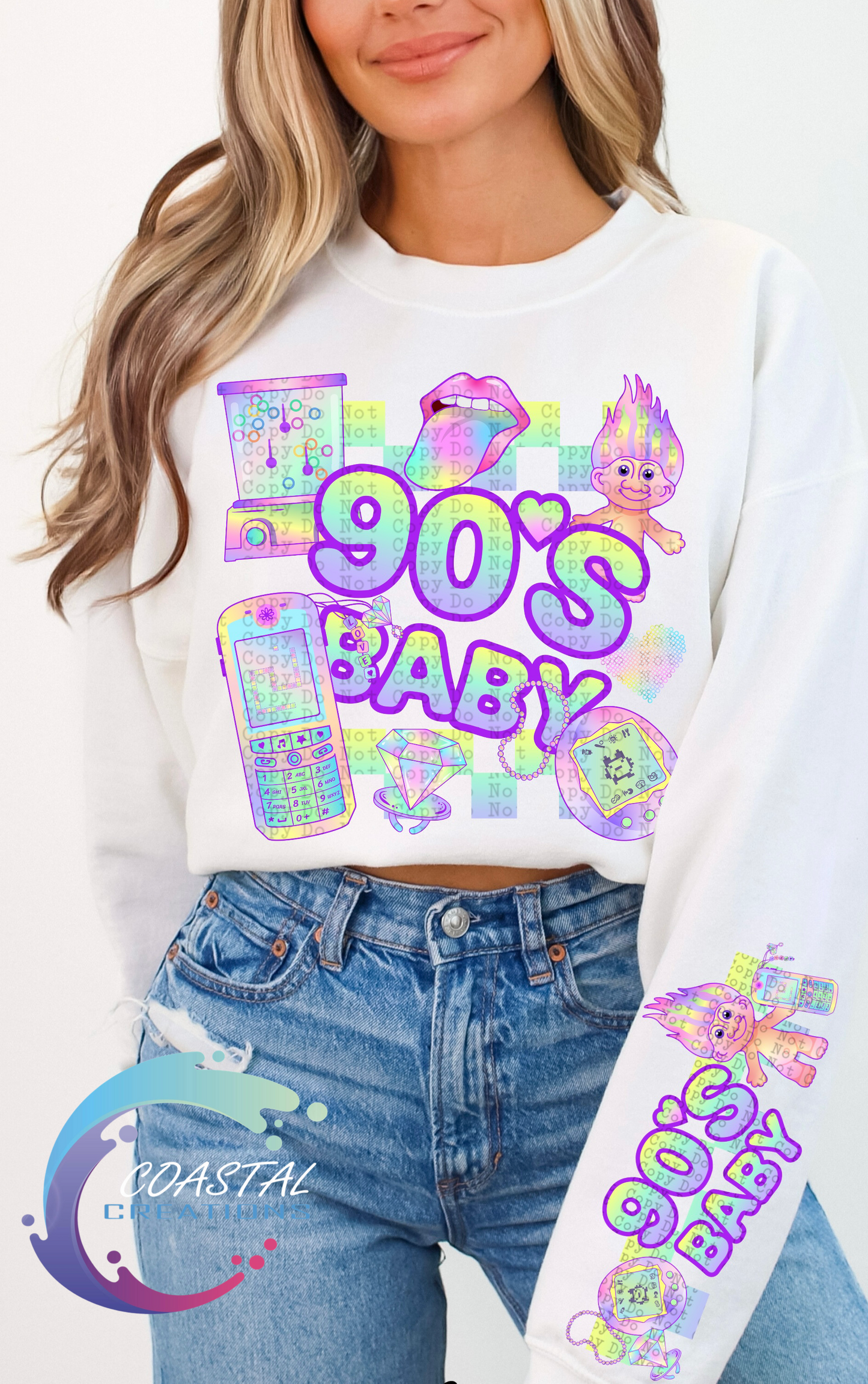 90’s Baby w/Sleeve DTF