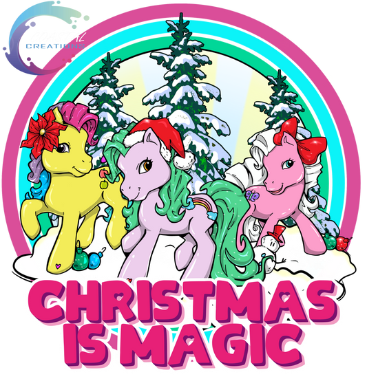 My Little Pony Christmas Is Magic DTF