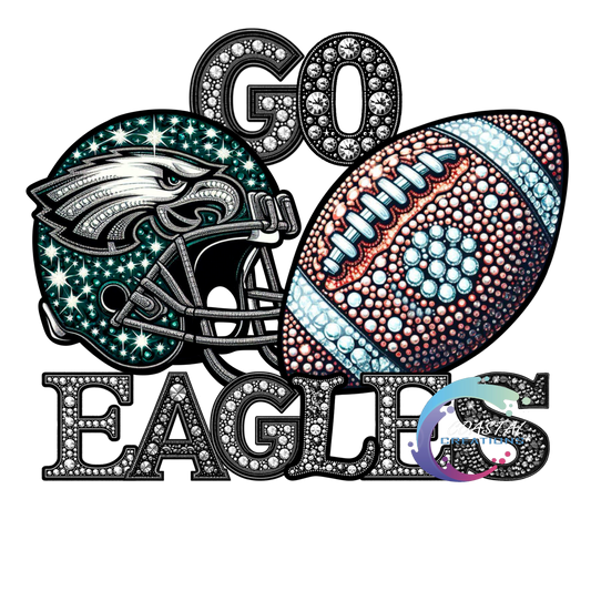 Eagles Faux Rhinestone DTF