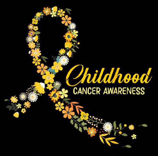 Floral Childhood Cancer Awareness