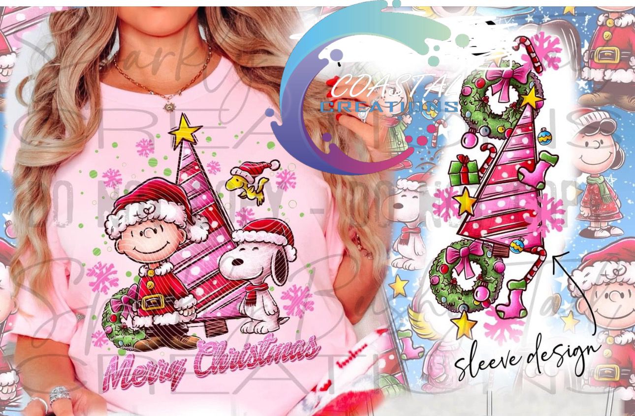 Snoopy Christmas w/Sleeve DTF