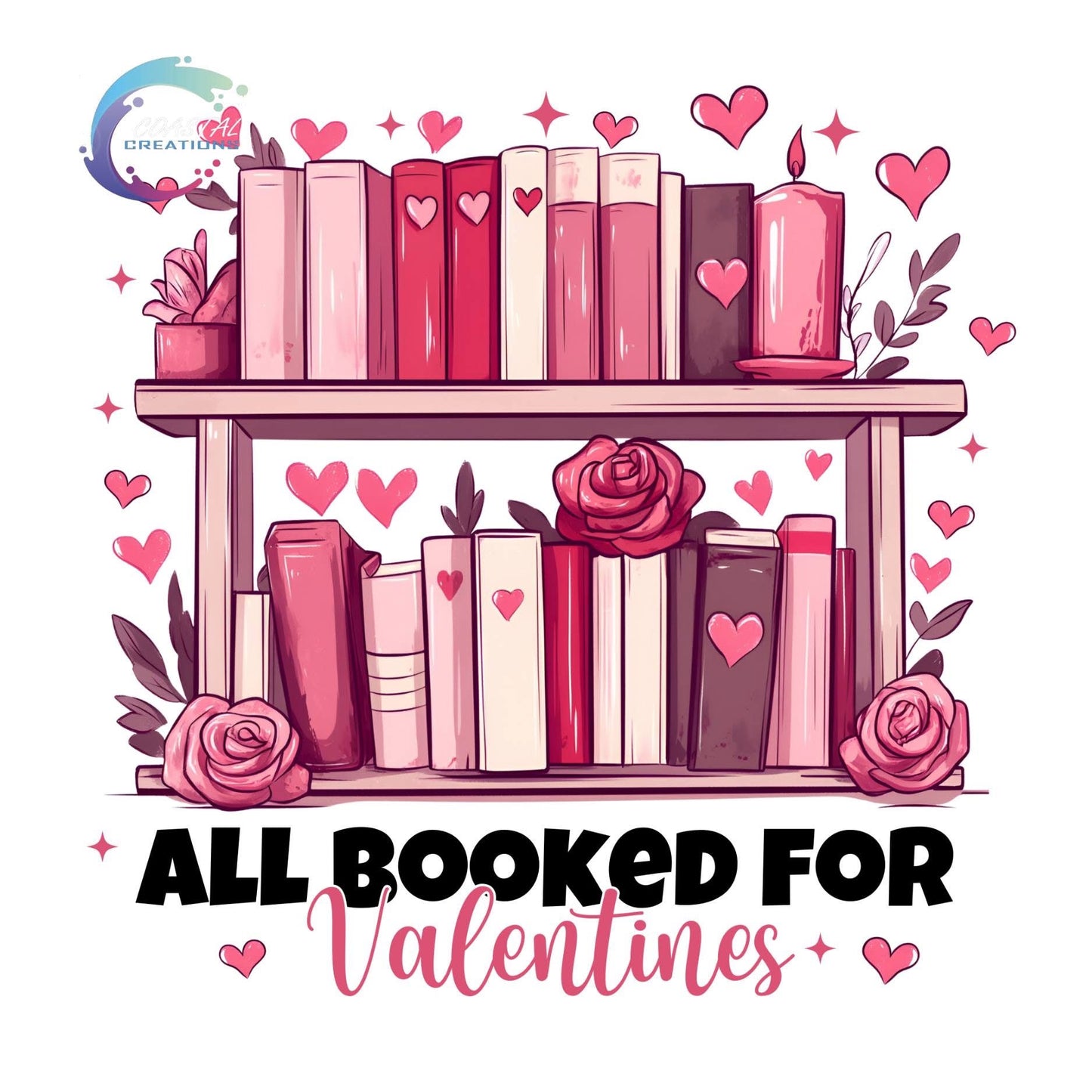 All Booked Up Valentines DTF