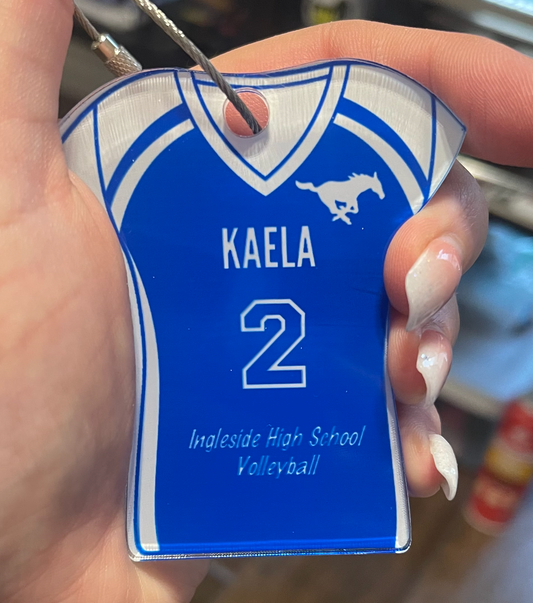 Volleyball Bag Tag